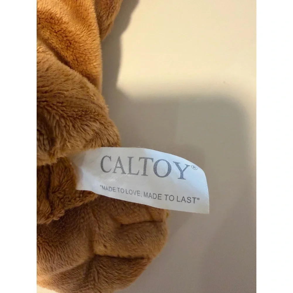 Caltoy Walrus Hand Puppet Brown Plush Stuffed Animal Toy 11 Inch Mustache Tusks